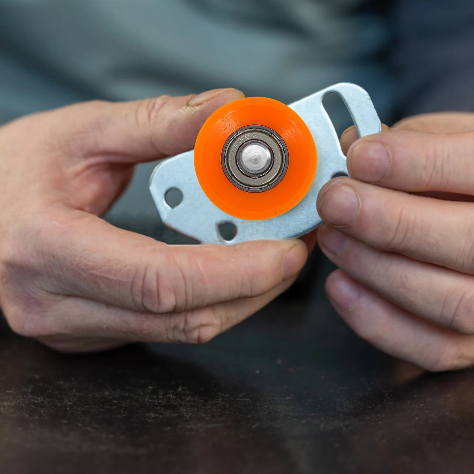 5 قطعة U الأخدود عجلة النايلون بكرات الباب المنزلقة الثقيلة المتداول بوابة عجلات محامل الصلب عملية سلسة للخزانة