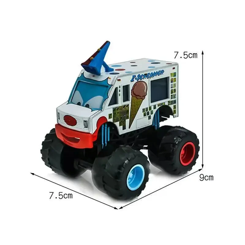 Disney Pixar Cars Lightning McQueen SUV Black Storm Jackson Cruz Mater Big Wheel Offroad Metal Cars Toy Kids Christmas Gifts