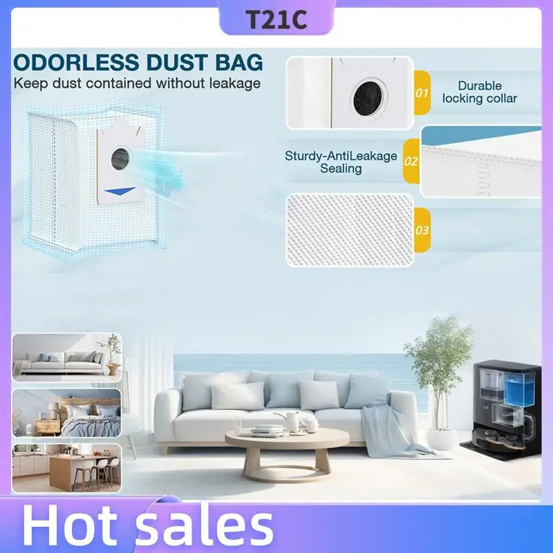 

T21C Сменный комплект из 38 предметов для пылесосов ECOVACS DEEBOT T30S/T30S COMBO/T30S Pro
