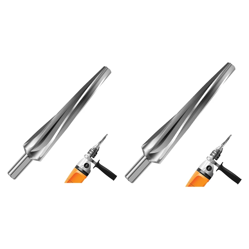 

A42I-7 Degree Ball Joint Tapered Reamer,Speed Steel Tapered Ball Joint Reamer Tool With 1/2 Inches Toolholder