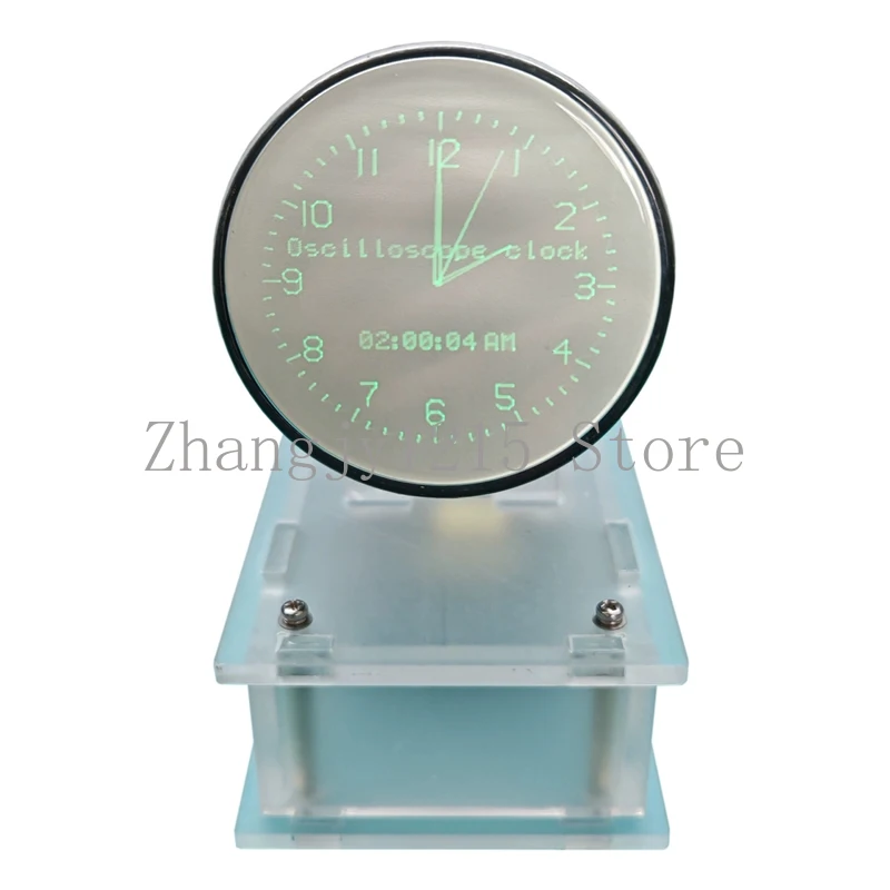 8SJ31J Creative Oscilloscope Clock Fiinshed Electronic Production