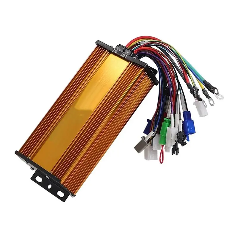 X07A 36V-84V 1200W 1300W 1500W 3-Mode Sinusoid Brushless Speed Parts Motor Controller Parts for Electric Scooter E‑Bike