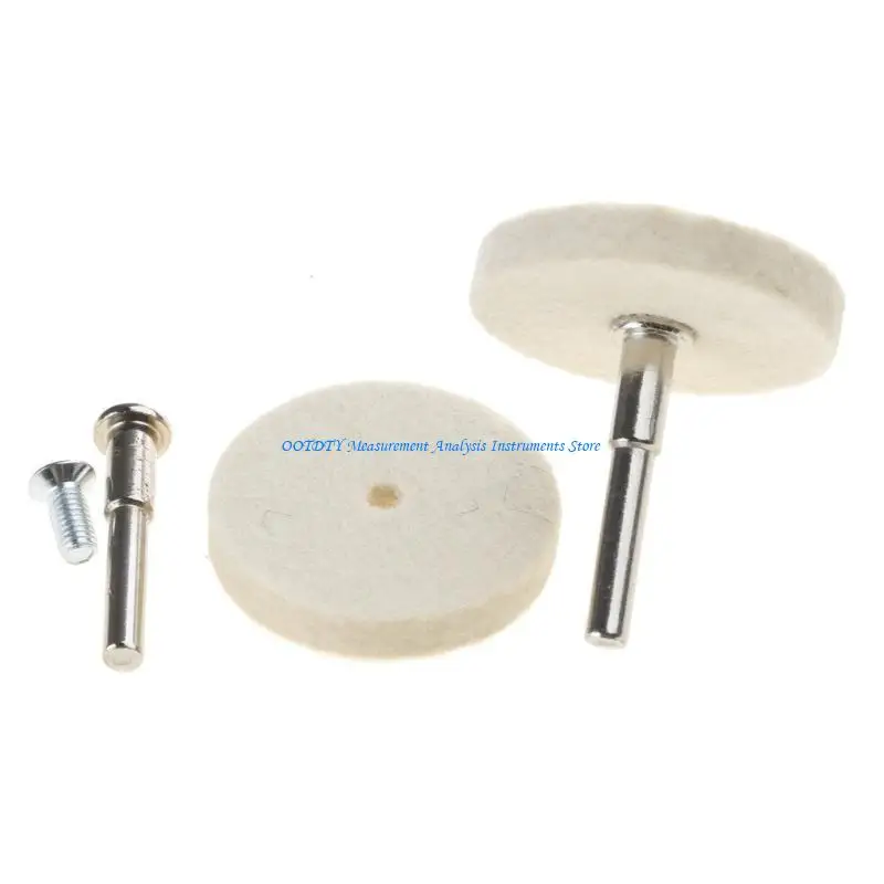 367D 2Inch Compressed Wool Fabric Disc Grinder Polishing Buffing Pads