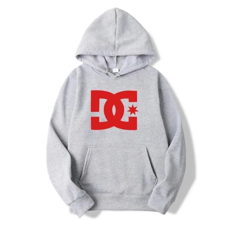 DC print men and women essential hooded sweatshirt casual sweatshirt multi-color couple sportswear spring and autumn 2024 new pr