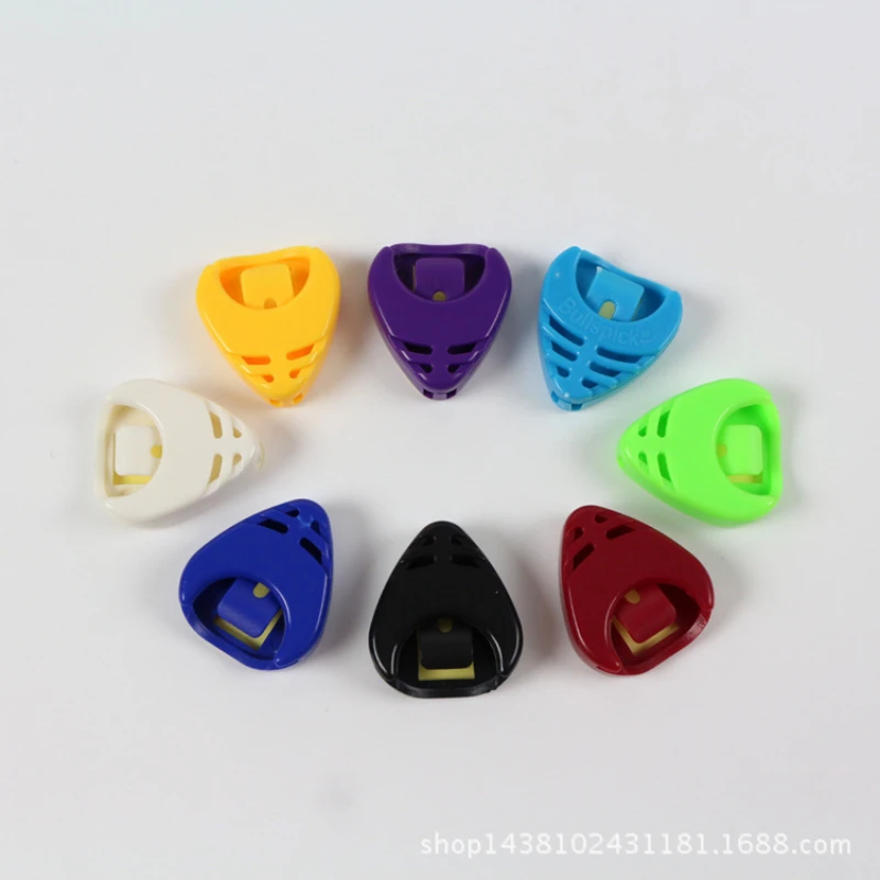 Guitar Pick Musical Instrument Accessories Color Multi-color Clip Heart-shaped Stickable Pull-out Box