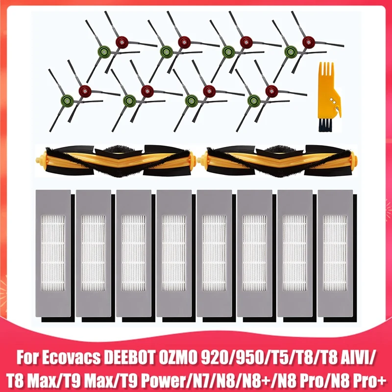 Awans! Części zamienne do Ecovacs Deebot OZMO 920 950 T5 T8 seria T9 odkurzacz Robot zestaw akcesoriów