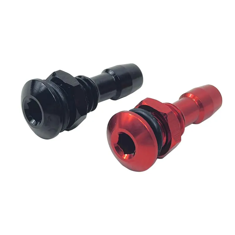 5PCS RC Model Boat Water-cooled System M6 Thread Outlet Nozzle Aluminum Alloy Red Black Water Cooling Sprinkler Nozzles