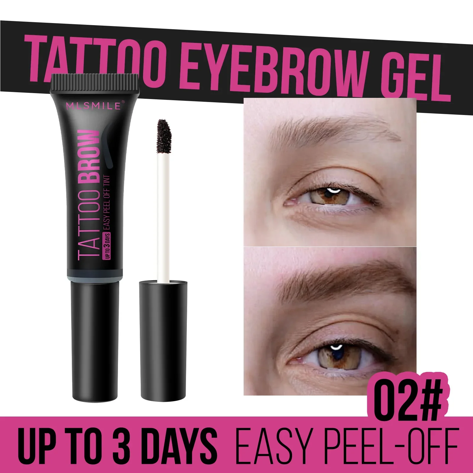 Gel para cejas, tinte Natural, crema para tatuaje, colorante, resistente al agua, larga duración, pegamento para cejas, maquillaje de cejas de secado rápido para mujeres