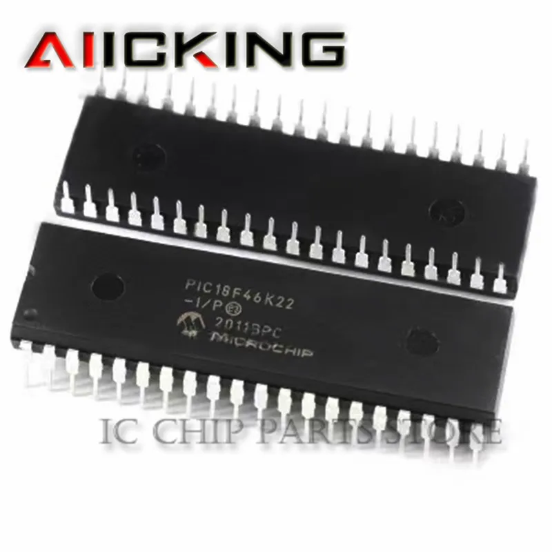 Sztuk/partii PIC18F46K22-I/P 2 DIP-40MCU 8-bitowy PIC 64KB Flash 2.5V/3.3V/5V motoryzacyjny 40-pinowy oryginalny czip IC PDIP w magazynie