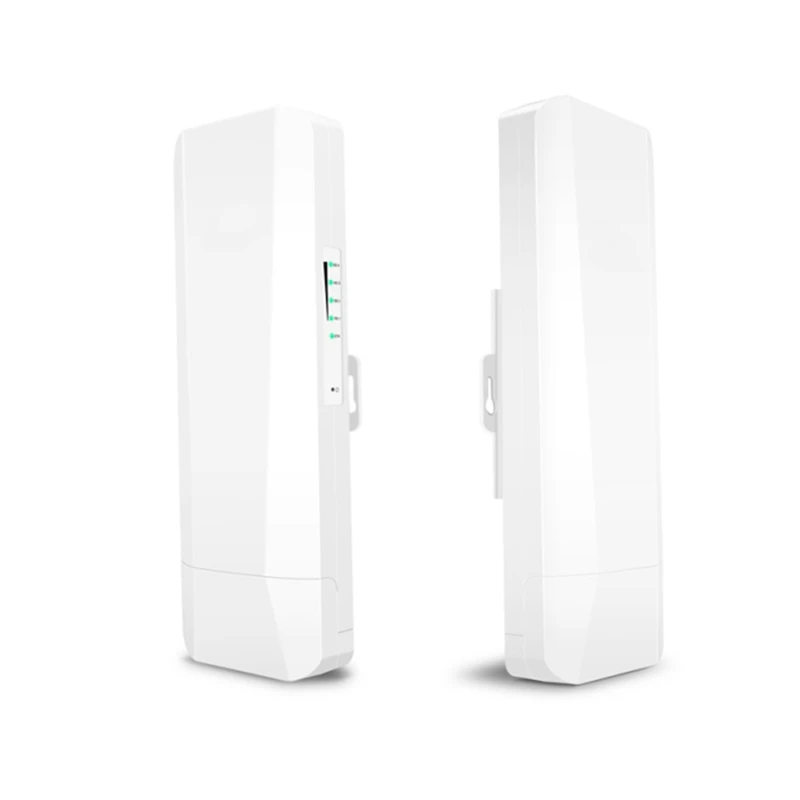 

Gigabit Wireless Bridge 900Mbps 5.8G Outdoor Wifi Bridge Point To Point 6KM Transmitter IP65 Waterproof 2-Pack