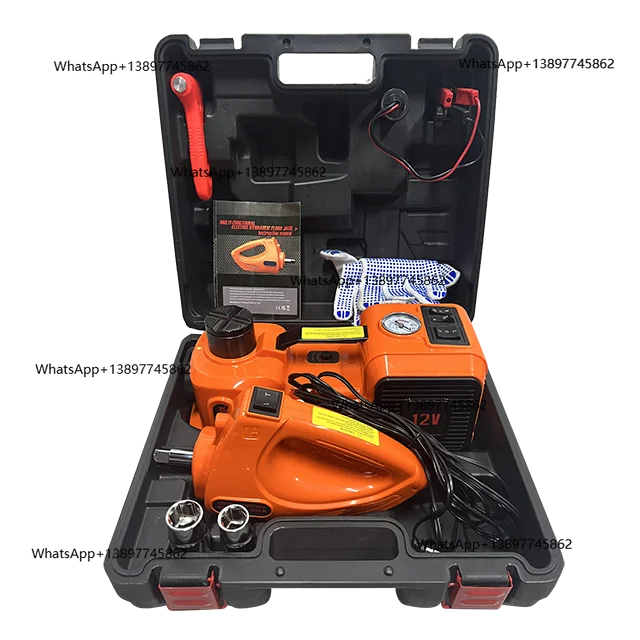 

PeiqiHot Sale 3-в-1 портативный 5-тонный 12 В электрический стальной автомобильный подъемный домкрат для накачивания шин P 12 В электрический гидравлический домкрат для пола автомобиля