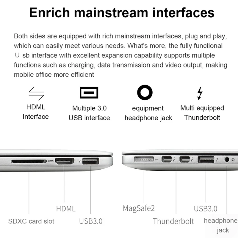 2015 Laptop MacBook Pro i5 chip 6100 CPU/128GB/256/GB/512GB SSD 13-inch Laptop Original Genuine Laptop MacBook Pro i5 WiFi