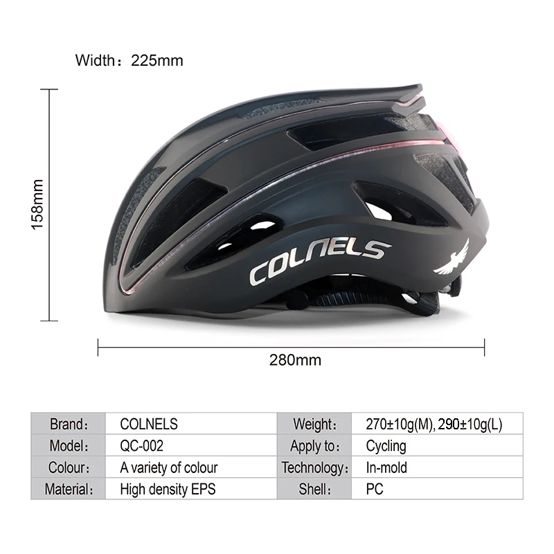 Casco de Bicicleta con luces LED para hombre y mujer, gorra de seguridad para ciclismo profesional, deportes al aire libre