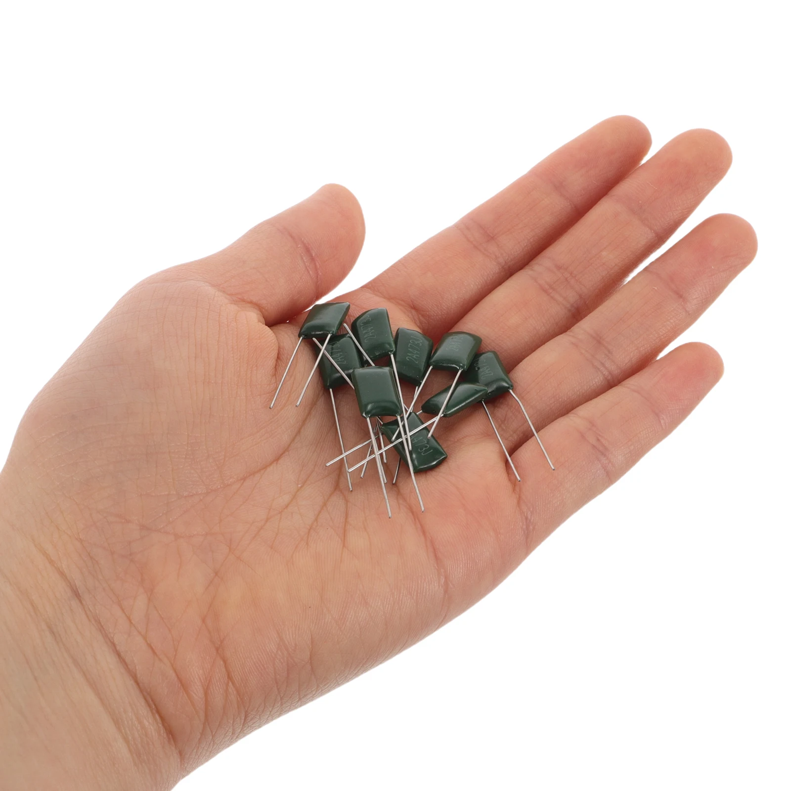 

10Pcs Electric Guitar Bass Tone Capacitors 0.047uf Clear Sound Capacitor Kit for Amplifier Accessories Guitar Capo