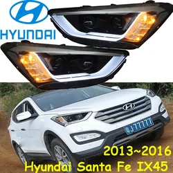 Santa fe ix45 headlight,2013 2014 2015 2016year car accessories bumper lamp for ix45 fog light,Santa fe front light