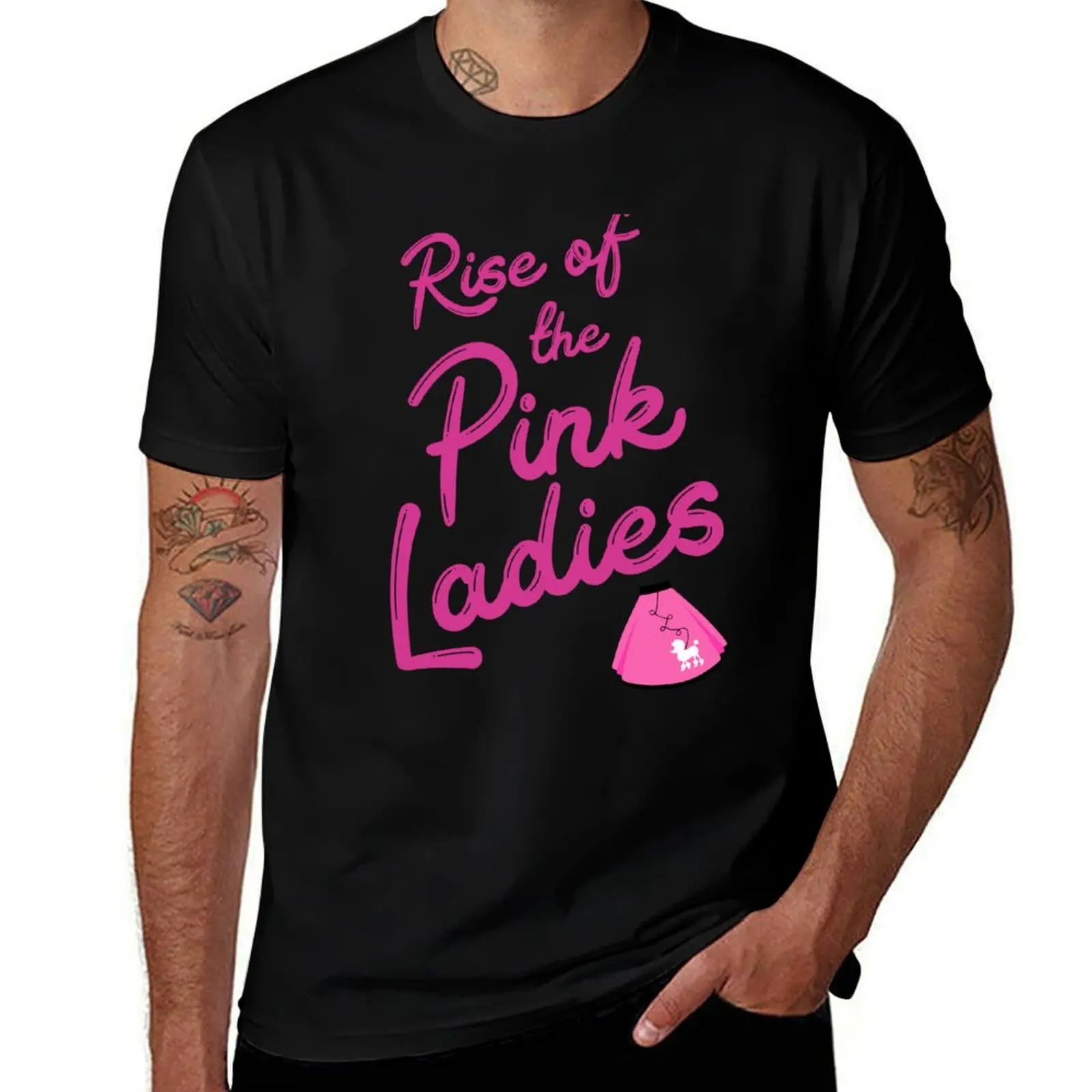 

Grease Pink Ladies T-Shirt graphic t shirts for man cotton t shirt pack t shirt men 100% cotton luxury brand T-shirt
