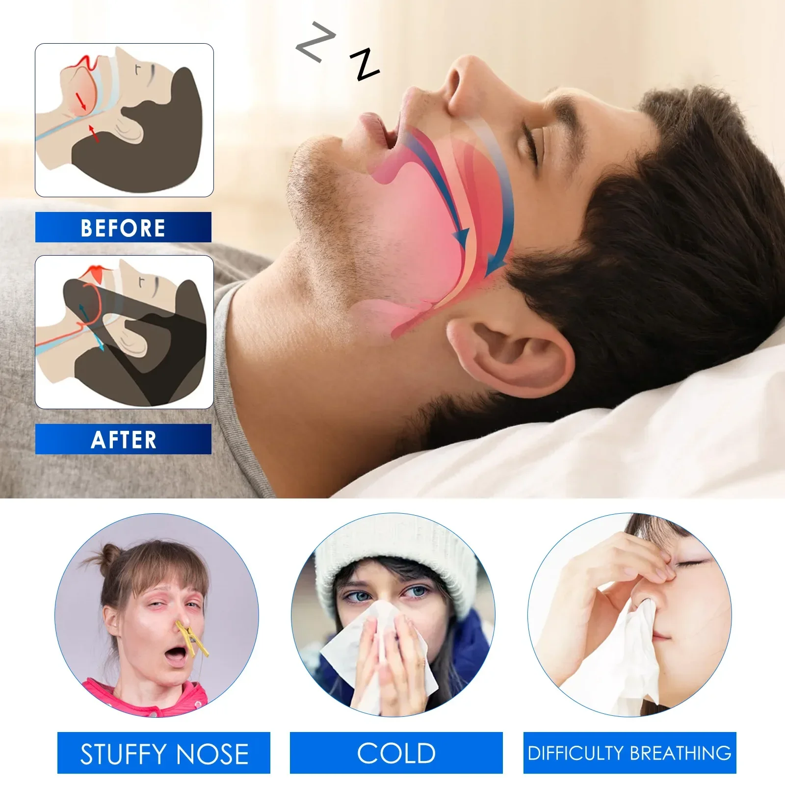 Anti Snoring Device Herbal anti snoring spray Stop Snore Portable Comfortable Sleep Well Stop Snore Health Care Sleep Apnea