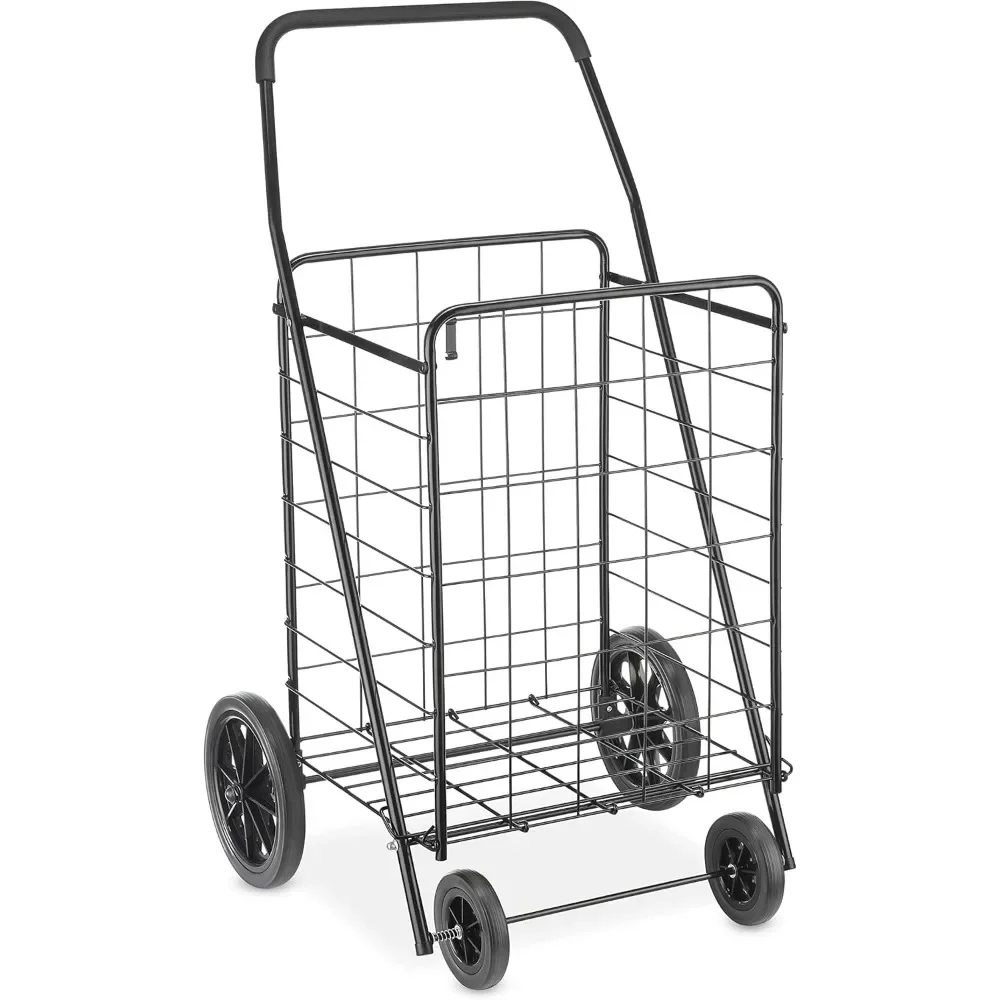 Deluxe Utility Cart, Extra Large, Black