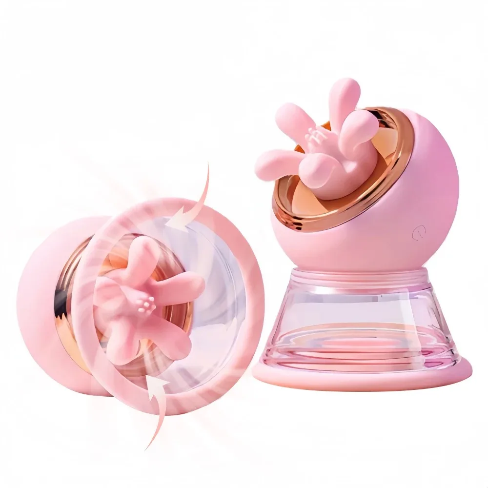 Nipple Suction Stimulator Breast Massager Enlargement Vacuum Pump Suction Device Electric Kneading Breast Enhancement Adult Nove