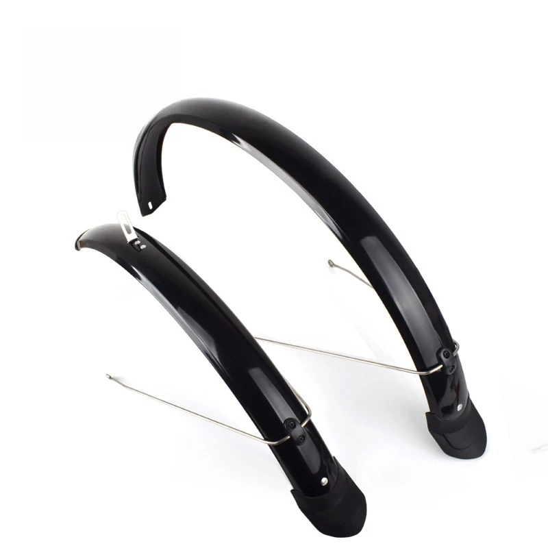 Full‑Coverage Extended PVC Bike Mud‑Guard Set, Front & Rear Splash Shield for 26/27.5/29‑Inch Mountain & Road Bicycle