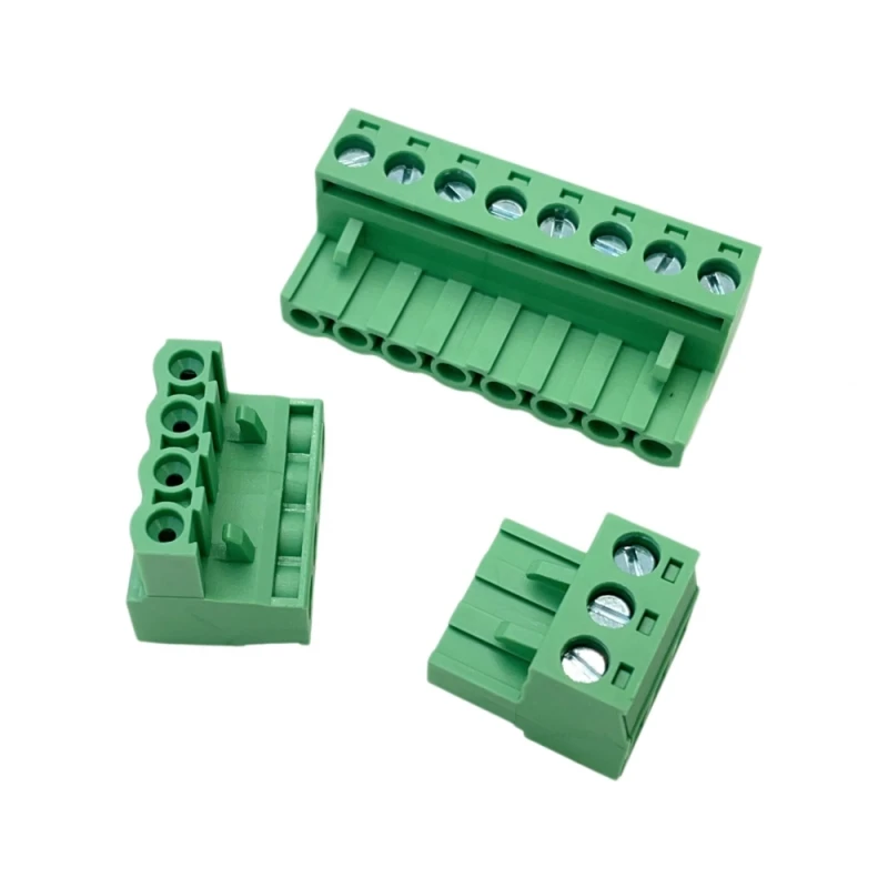 

10PCS PCB Screw Terminal Block KF2EDG 5.08MM Female Plug Socket 2P 3P 4P 5P 6P 7P 8P 9P 10P 11-20Pin For 2EDG 5.08mm Pin Socket
