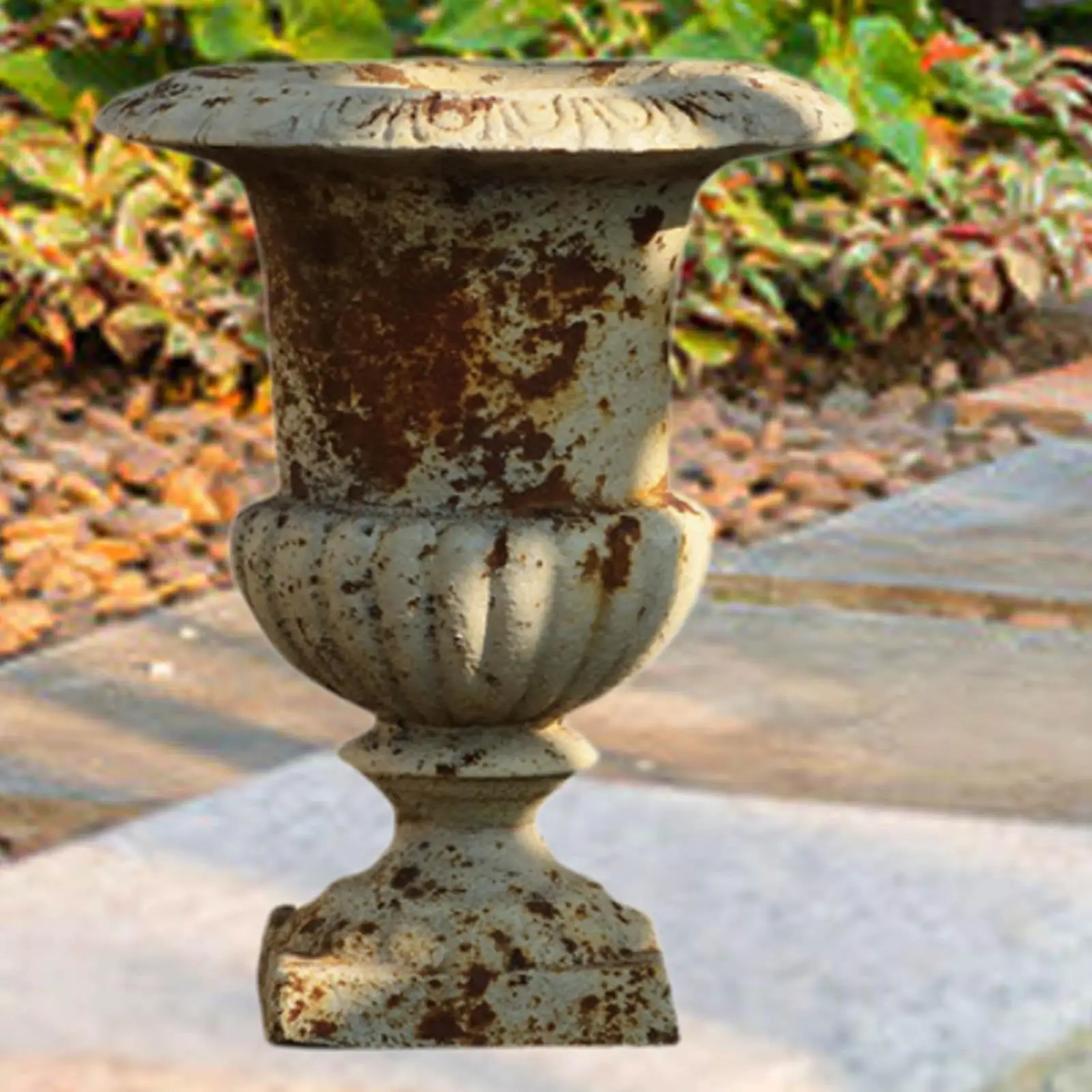 

Flower Pot Vintage Handmade Versatile for Living Room Outdoor Metal Planter