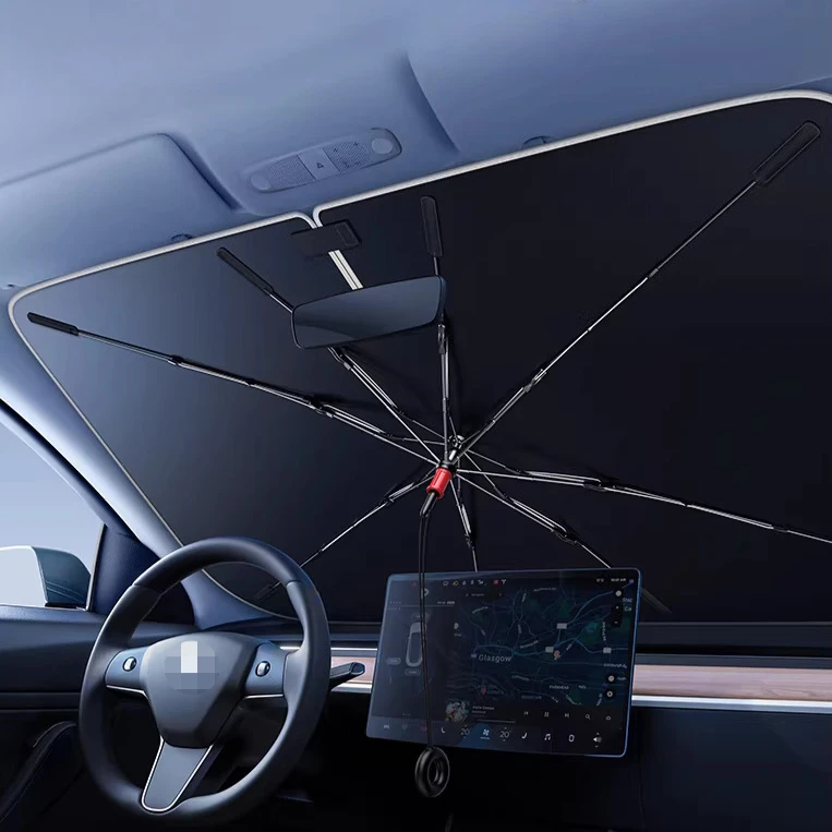 

For Geely Models E5 EV New Energy Vehicle Car Windshield Sunshade Front Window Sun Visor Sun Blocker Parking Heat Insulation