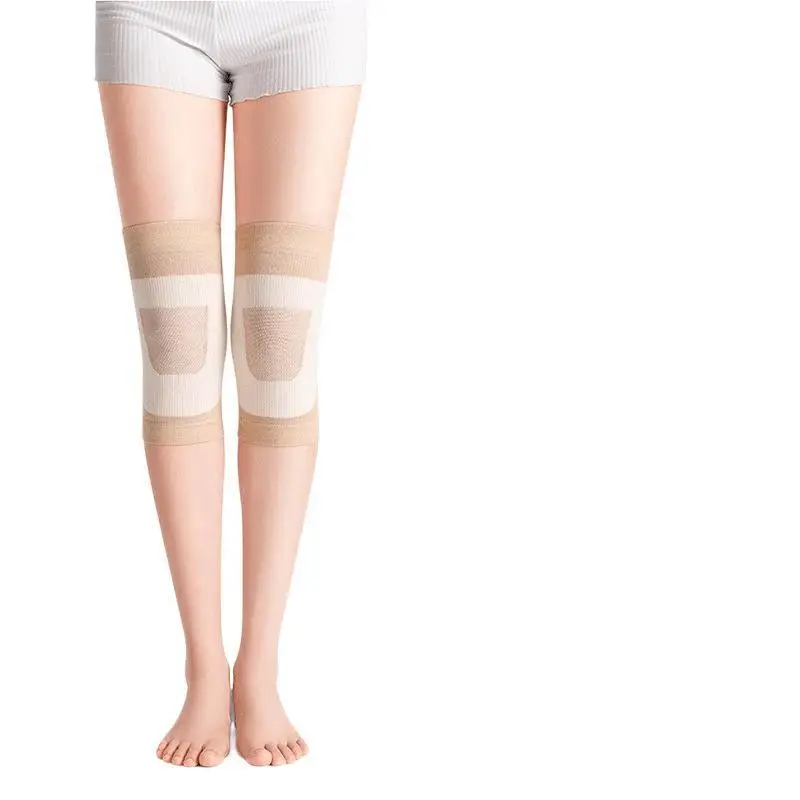 1 Pair Comfortable Thin Knee Sleeves Lightweight Breathable Knee Pads Wear-resistant Ultra-thin Leg Compression Sleeves Running
