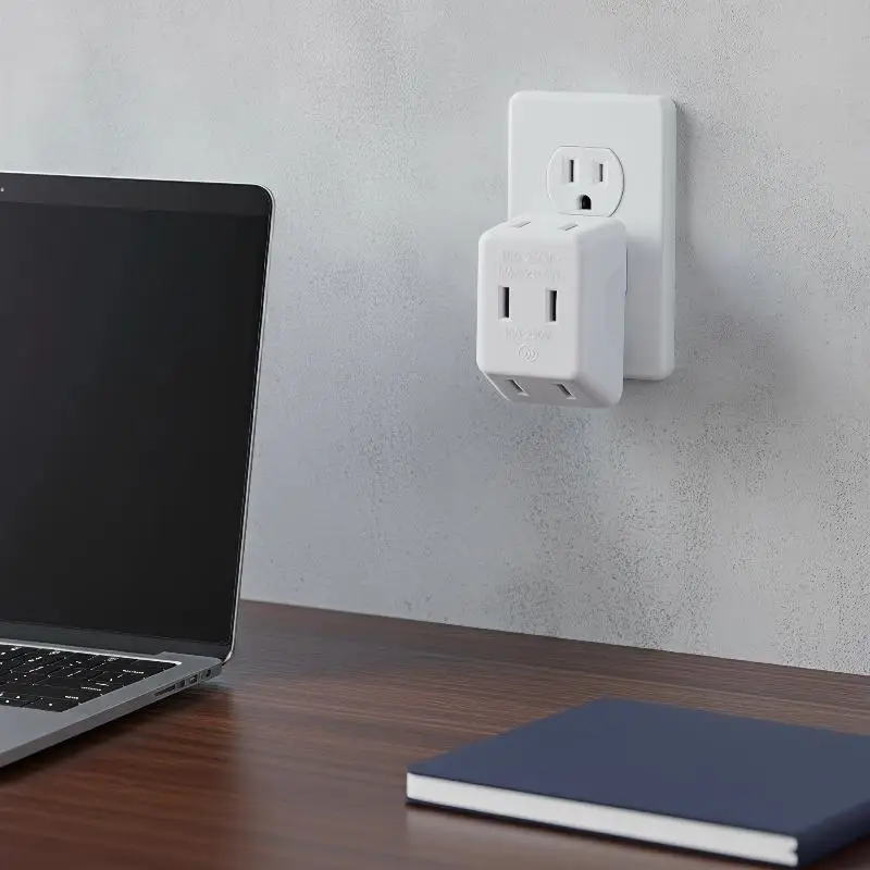 Wall Outlet Extender With 750 Degree Flame Resistant Shell Perfect For Home