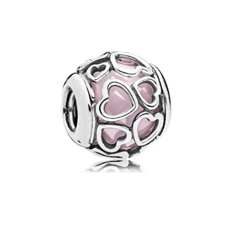 NEW Pink Cupcake Vintage Camera Coffee Cup & Wine Glass Charm Bead Fit Original Pandora Silver 925 Bracelet Necklace DIY Jewelry