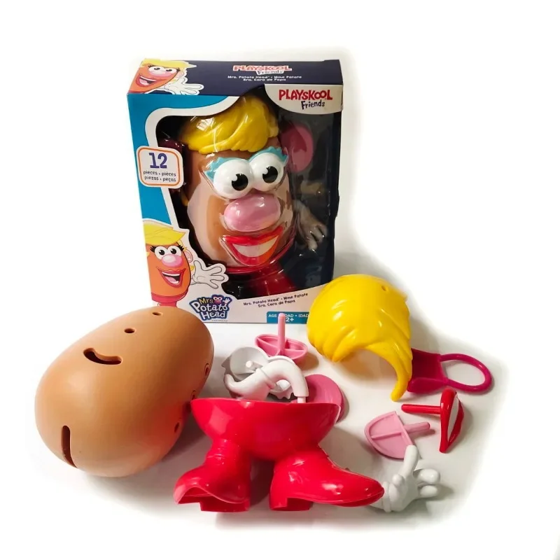 M. Pomme de Terre Tête Oeuf, Toy Story Anime M. Pomme de Terre Mme Tête Oeuf, Assemblage de Jouets Faciaux, Corps Fuchsia Aides, Décoration, Cadeau de Noël