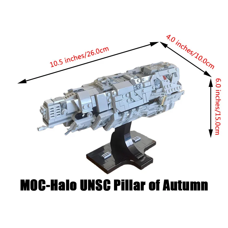 جديد MOC Rocinante Battlestar Galactica الأجانب USCSS نوسترومو سفينة الفضاء اللبنات المركبة الفضائية لتقوم بها بنفسك الطوب نموذج جمع اللعب #2