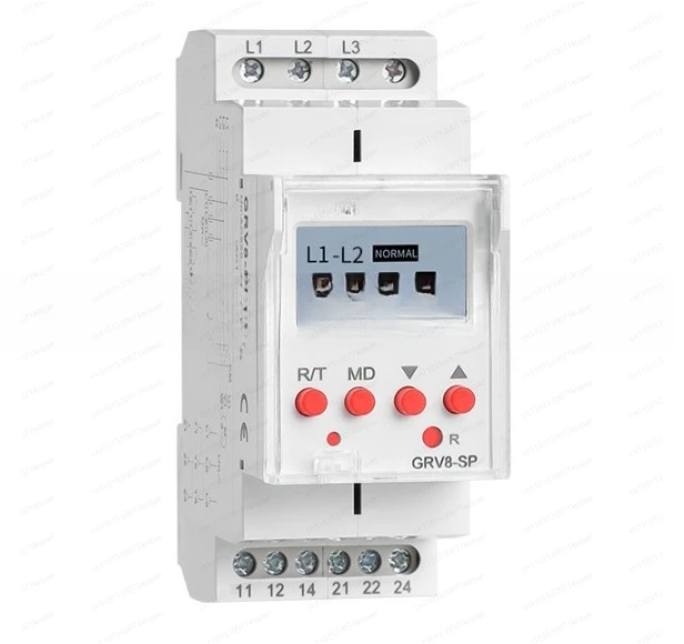 

GRV8-S Three-phase Digital Voltage Monitoring Relay Over-voltage Detection Protection, Can Replace RM22TR