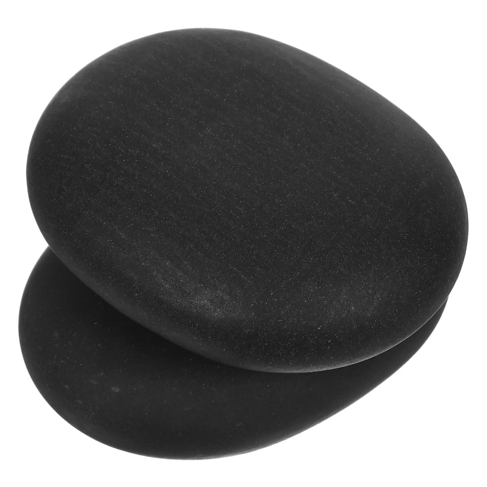 

2pcs Volcanic Stone Massage Stones Heat Retaining Hot Rocks For Essential Oil Spa Therapy Back Neck Shoulder Relaxation Durable