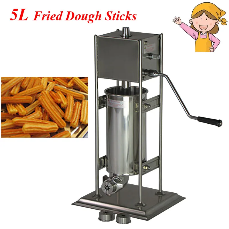 

Commercial Electric Vertical Type Spain Churros Extruder Machine Fried Dough Sticks/ Spain Snacks Latin Fruit Maker