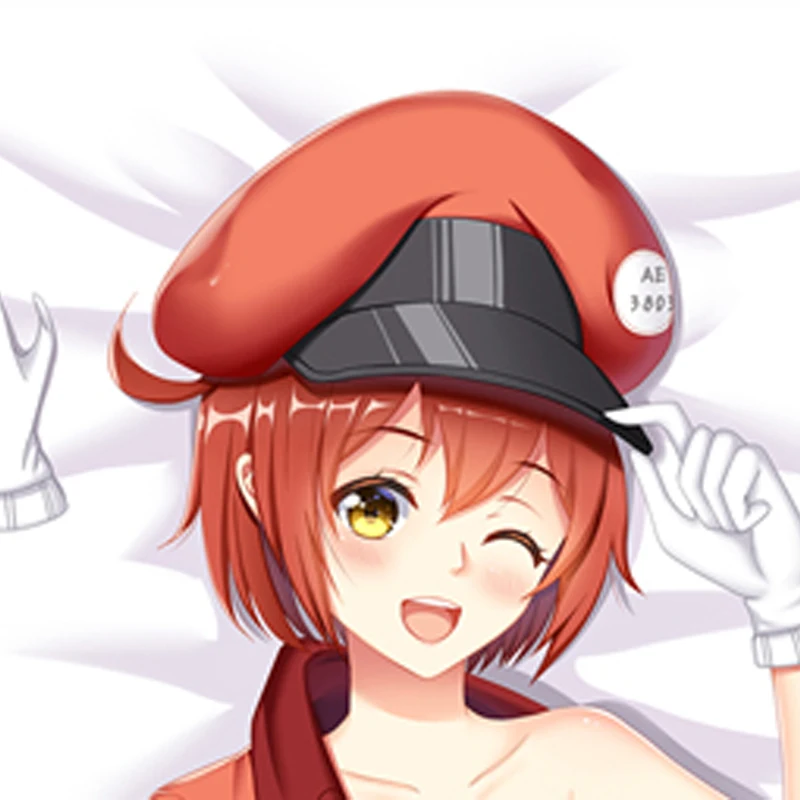 

Dakimakura Anime Pillow Cover Red Blood Cell Double Sided Print 2Way Cushion Cover Xmas Gifts