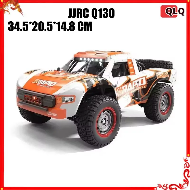 JJRC 1/14 Q130 Coche Rc Todoterreno 4x4, Camioneta de Carreras de Alta Velocidad 2.4g, Juguete de Control Remoto para Niños