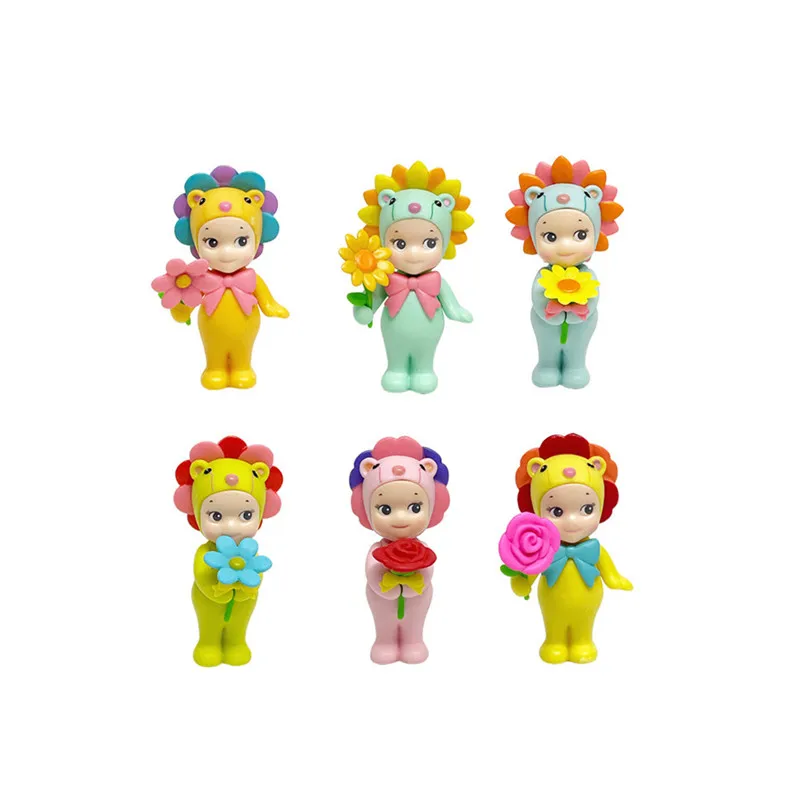 Sunshine Angel Party Angel للأطفال هدية عيد الميلاد وأعياد الميلاد سلسلة هدايا الزهور دمية عصرية لتزيين السيارة صندوق أعمى لطيف #3