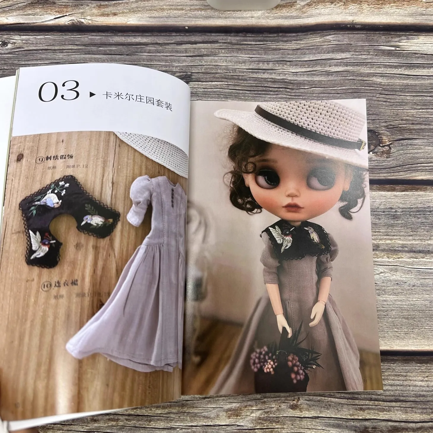 Рисунок 4 - ‌ Узоры одежды для кукол Yoko Blythe-мгновенная