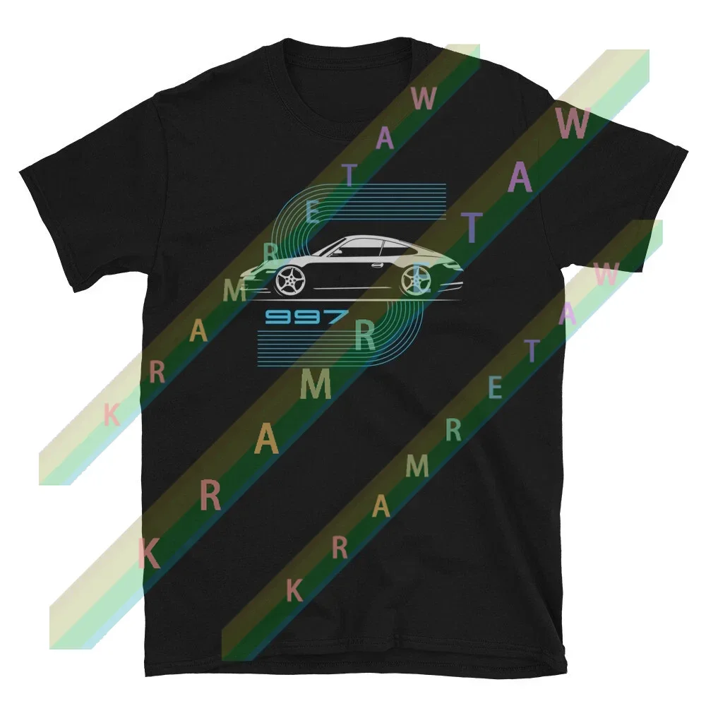 

2025 summer Men T Shirt Casual 997 Carrera S Track 911 964 993 930 992 991 T-shirt Graphic Short Sleeves 100% Cotton Cool Tee