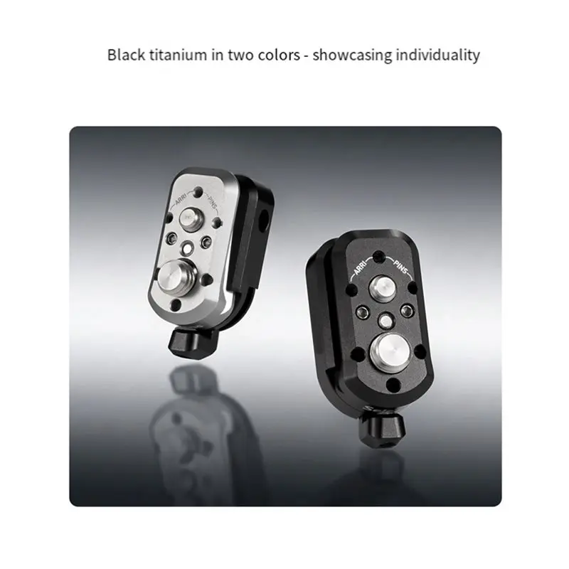 Reliable-Quick Release Plate Mini Kit Q Lock 1/4 Inch Screw ARRI Locating Pins For Monitor Light Installation,Quick Release Plat