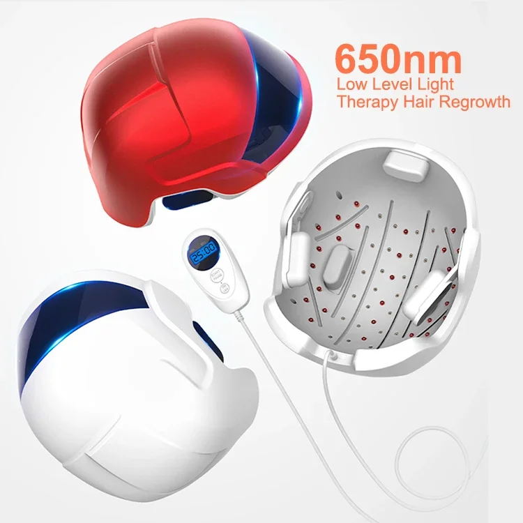 Lllt Low Level Light Therapy Laser Hair Growth Helmet Hair Loss Restore Treatments Laser Cap Hair Regrowth For Men And Women