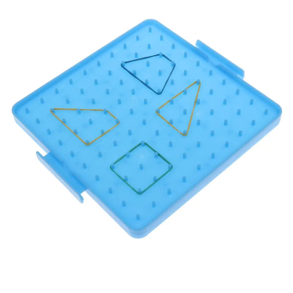 5-6pack Plastic Nail Board Plate strumento didattico per la matematica prescolare giocattolo per bambini