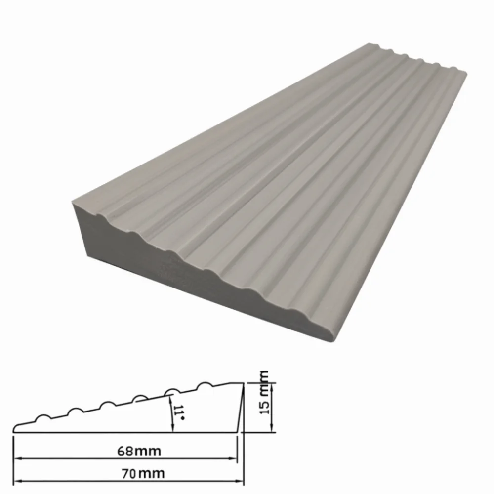NEW Carpet To Tile Rise Threshold Ramps Self Adhesive Soft Floor Transition Strip PVC Wear-resistant Wheelchairs Ramps Doorways