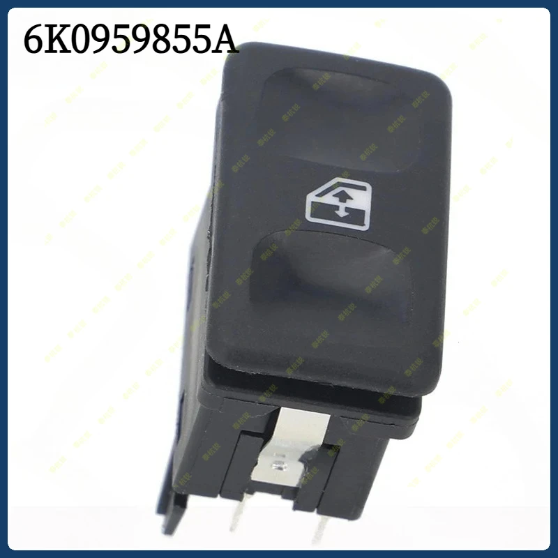 6K0959855A Electric Window Switch Single Contorl Button For Seat Cordoba Ibiza Inca Toledo VW Polo 1992 1993-2003 6K0 959 855 A