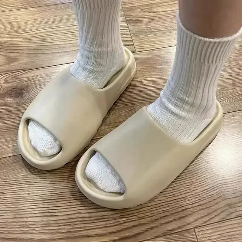 Hot sales Coconut SlippersEVA Slides Cloud Thick-soled Sandals Summer Fashion Soft Bottom Beach Men Slippers Women's Sandals image 3