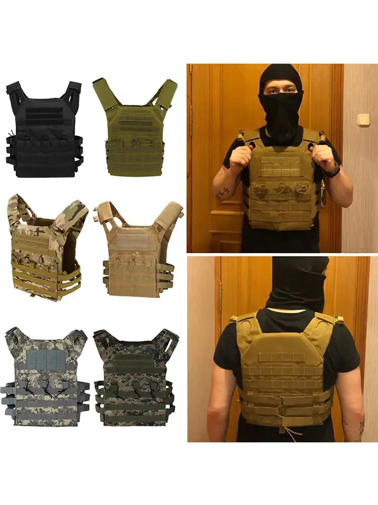 New Quick Release Buckle Tactical Vest JPC Triple Magazine Pouch Hunting Molle Plate Airsoft Accessory Carrier CS Game Vest Gear