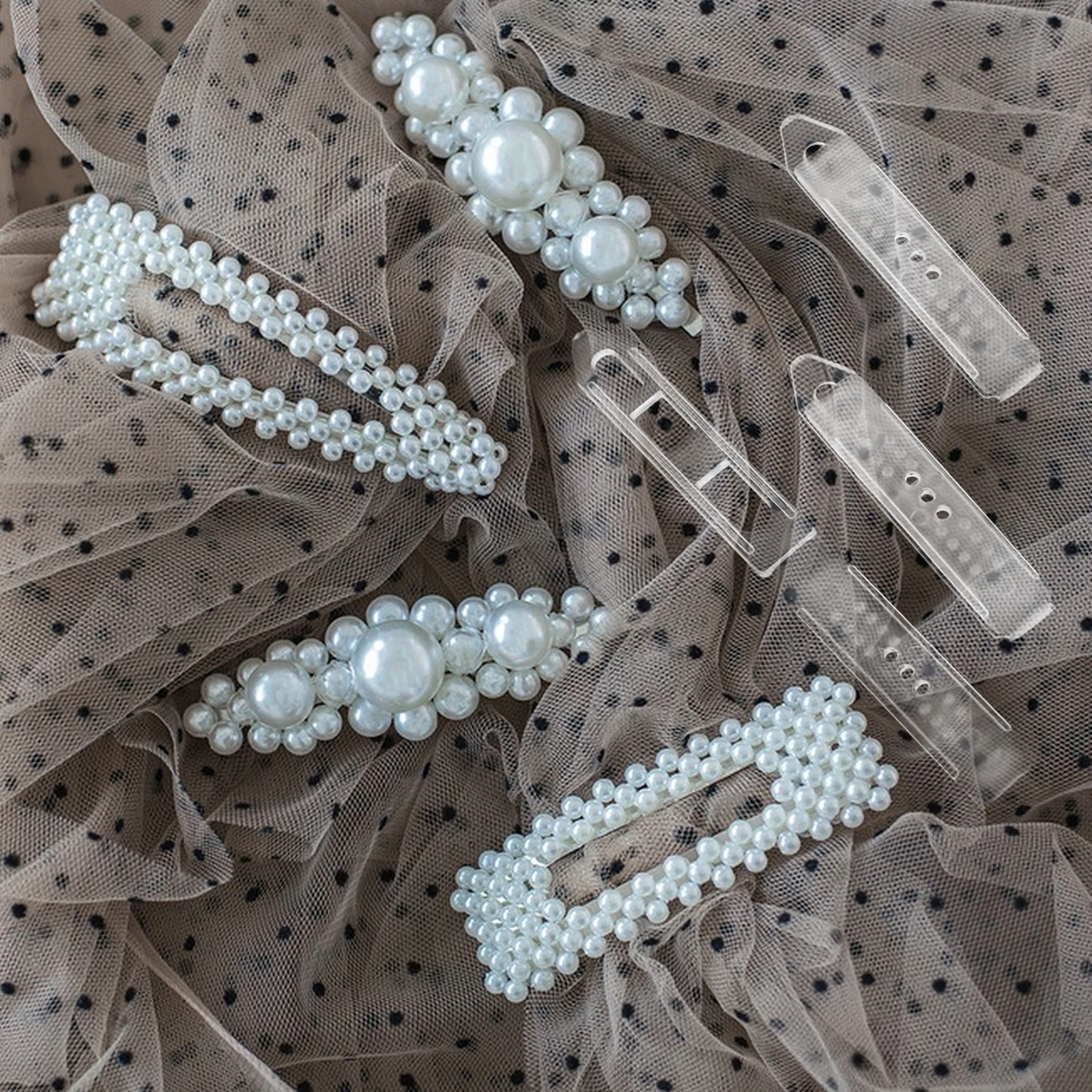 

100pcs Small Snap Clips Transparent Diy Kids Accessories Creative Plastic Barrettes For Girls Toddler Bang Holders Animal Theme