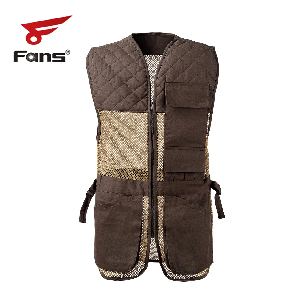 

8 Fans Mesh Shooting Vest with Multi Pockets Hunting Vest