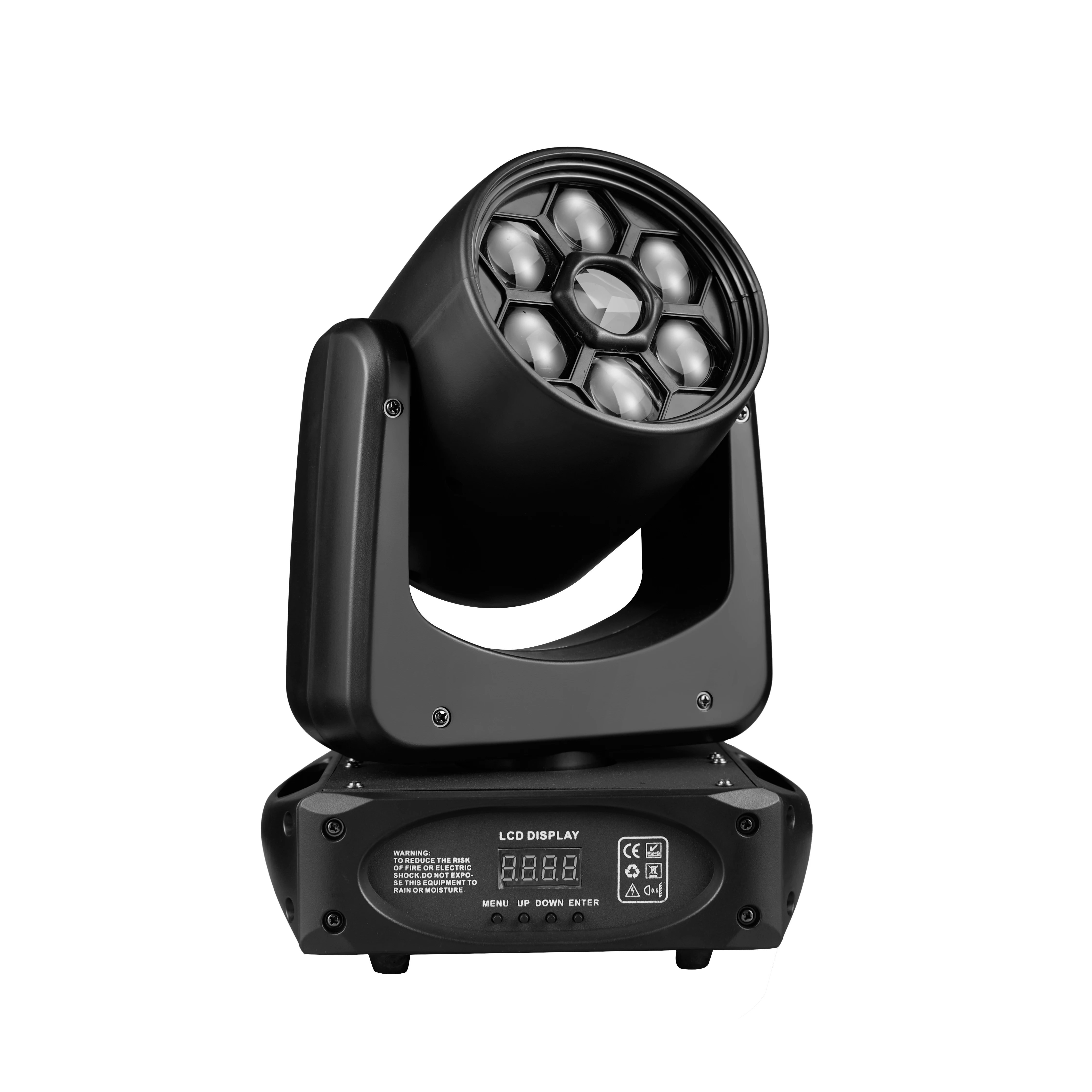Fireions Small bee Smart trigeminal pattern + bee's eye 150W Stage Light LED Moving Head Light DMX512 House Party Disco Dj Bar